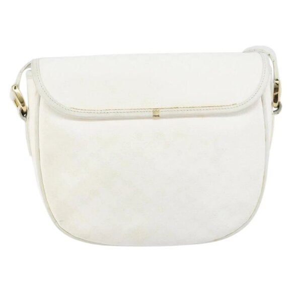 GUCCI Micro GG Supreme Shoulder Bag PVC White Gold 001 406 0259 Auth 146962 - Picture 3 of 16